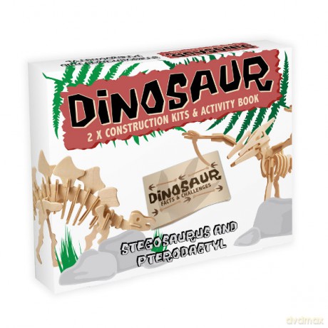 PROFESSOR PUZZLE Stegosaurus i Pterodact [PUZZLE]