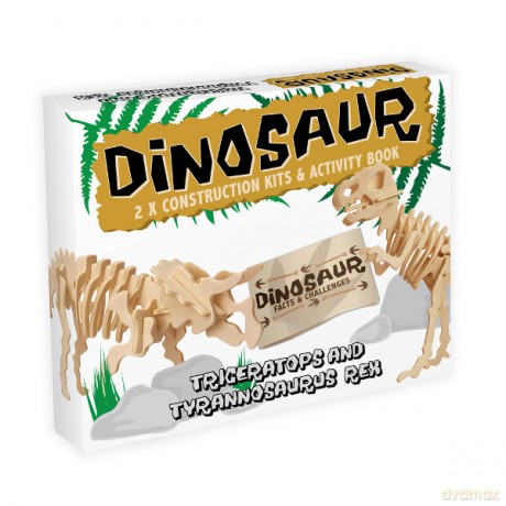PROFESSOR PUZZLE Triceratops i Tyrannosa [PUZZLE]
