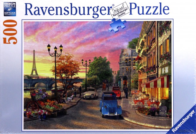 RAVENSBURGER 500 el. Paryż wieczorową porą [PUZZLE]