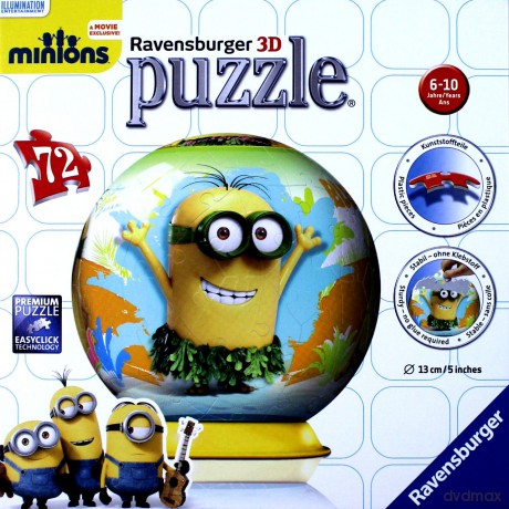 RAVENSBURGER 72 el. Kuliste Minionki [PUZZLE]