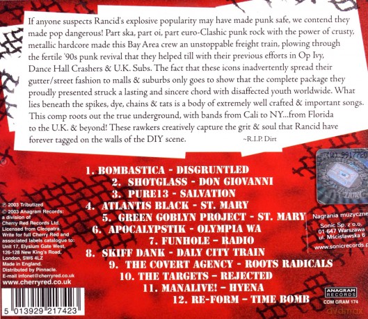 Various Artists: A Tribute To Rancid [CD]