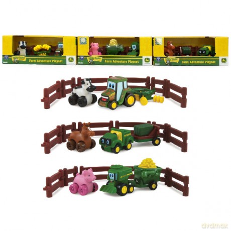 TOMY John Deere zestaw farmerski mini