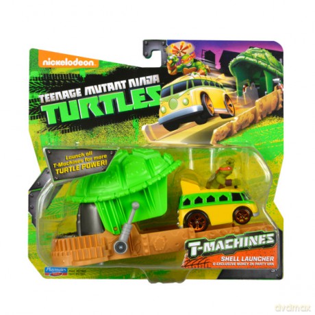 TURTLES Żółwie Ninja Wyrzutnia z pojazd. [FIGURKA]