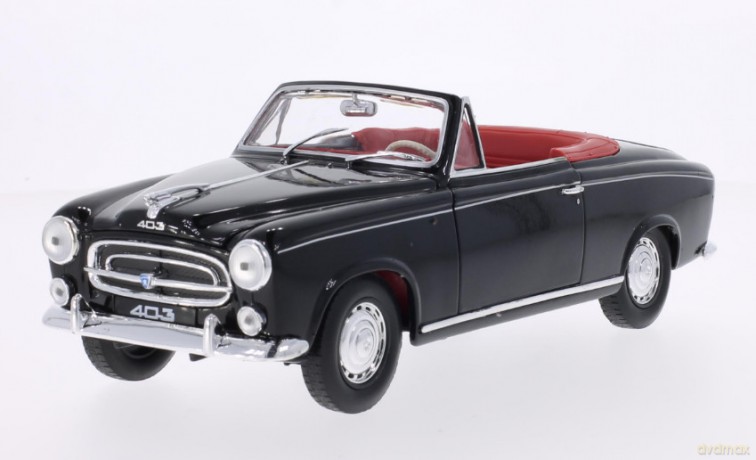 WELLY Peugeot 403 Convertible 1957 MODELARSTWO