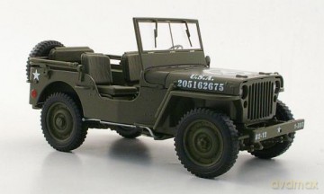 WELLY Willys Jeep U.S. Army MODELARSTWO