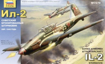 ZVEZDA Airplane IL2M (ILYSHIN) MODELARSTWO