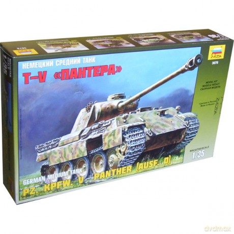 ZVEZDA Pz.Kpfw.V "Panther" Ausf. D MODELARSTWO