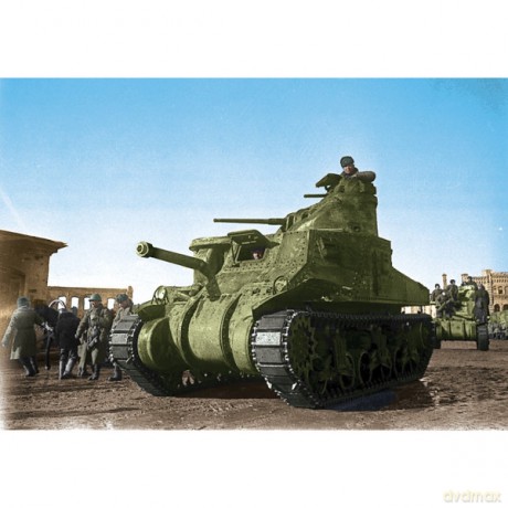 ZVEZDA US Medium tank M3 "Lee" MODELARSTWO