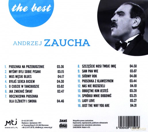 Andrzej Zaucha: The Best: Byłaś serca biciem [CD]