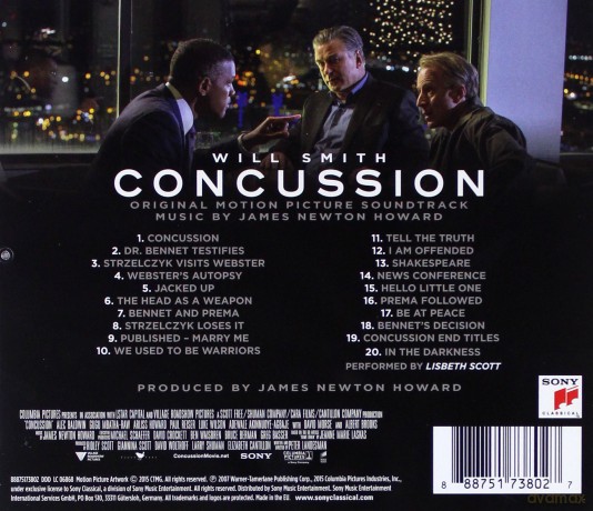 Concussion soundtrack (Wstrząs) (Howard Newton) [CD]