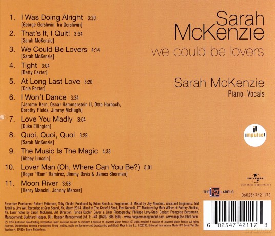 Sarah Mckenzie: We Could Be Lovers [CD]