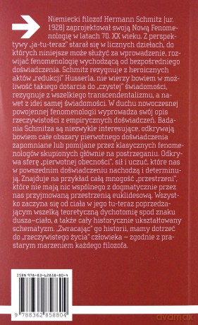 Nowa fenomenologia. Krótkie wprowadzenie - Hermann Schmitz [KSIĄŻKA]