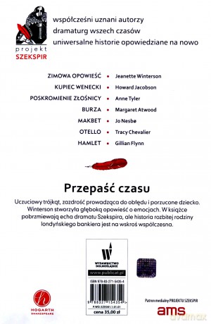 Przepaść czasu. Zimowa opowieść - Jeanette Winterson (twarda) [KSIĄŻKA]