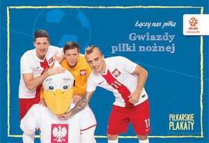 PZPN. Piłkarskie plakaty do kolorowania. Gwiazdy piłki nożnej [KSIĄŻKA]