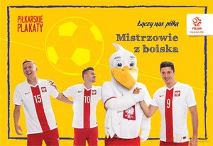 PZPN. Piłkarskie plakaty do kolorowania. Mistrzowie z boiska [KSIĄŻKA]