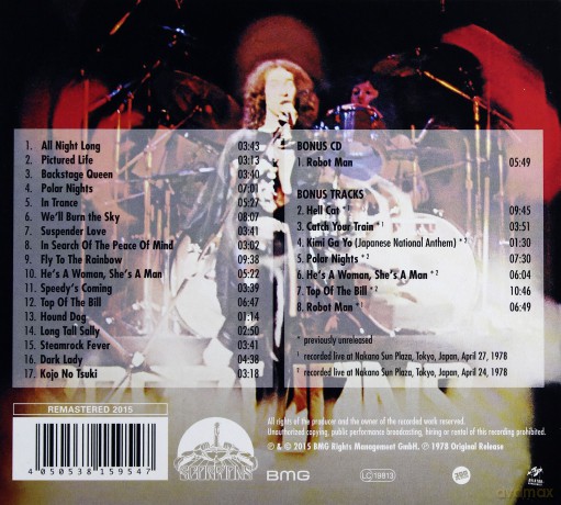 Scorpions: Tokyo Tapes (Anniversary Edition) (digipack) [2CD]
