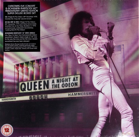 Queen: A Night At The Odeon (Super Deluxe) (Limited) BOX [CD]+[DVD]+[Blu-Ray]+[Winyl]
