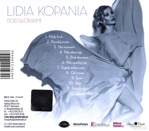 Lidia Kopania: Pod słowami [CD]