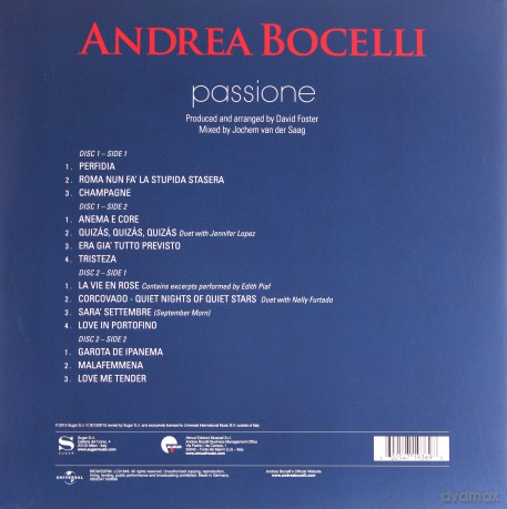 Andrea Bocelli: Passione (Remastered) [2xWinyl]