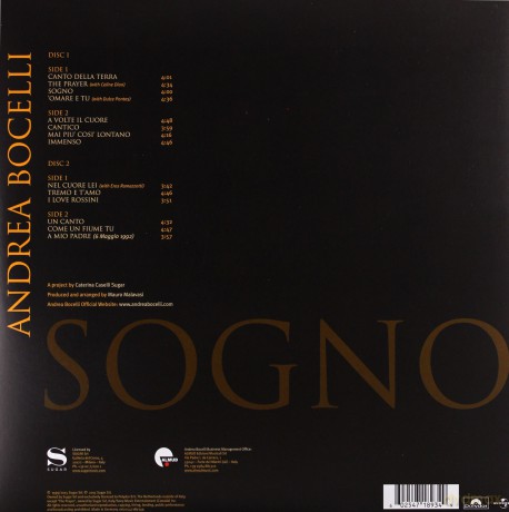 Andrea Bocelli: Sogno (Remastered) [2xWinyl]
