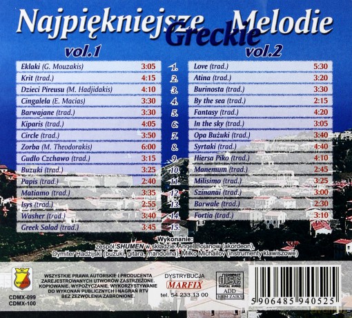 Najpiękniejsze Greckie Melodie [2CD]