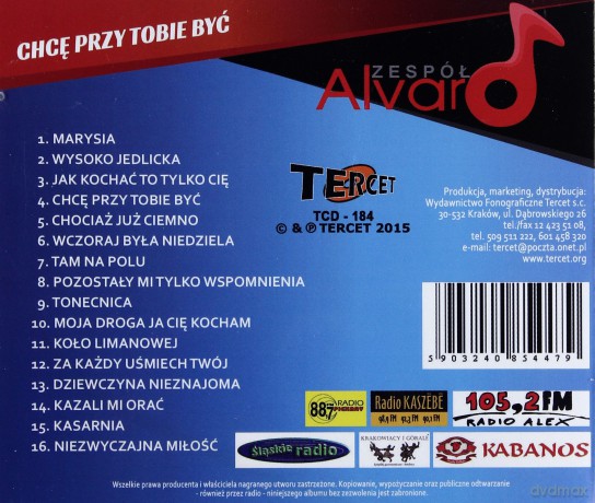Alvaro: Chcę Przy Tobie Być [CD]