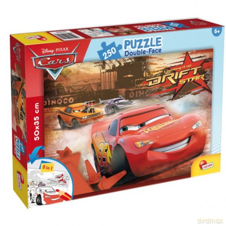 250 el. Cars dwustronne plus [PUZZLE]