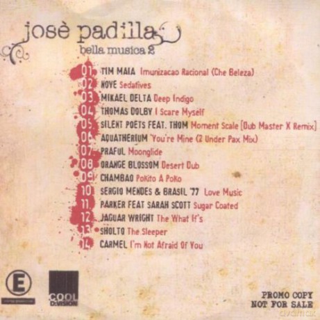 Various Artists: Bella Musica 2 By Jose Padilla [CD]