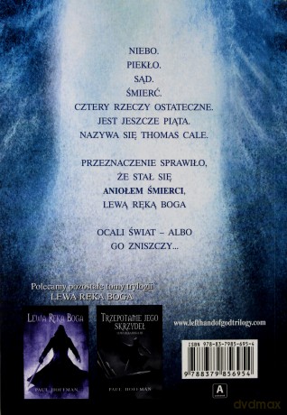 Anioł śmierci. Lewa ręka boga (Tom 2) - Paul Hoffman [KSIĄŻKA]