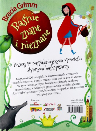 Baśnie znane i nieznane. Bracia Grimm (twarda) [KSIĄŻKA]