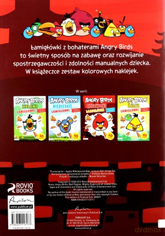 Czerwone łamigłówki. Angry Birds [KSIĄŻKA]