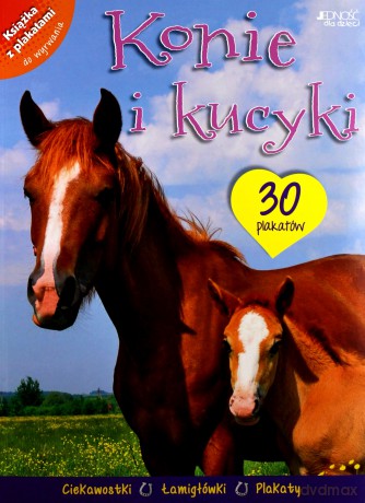Konie i kucyki. Moja książka z plakatami [KSIĄŻKA]