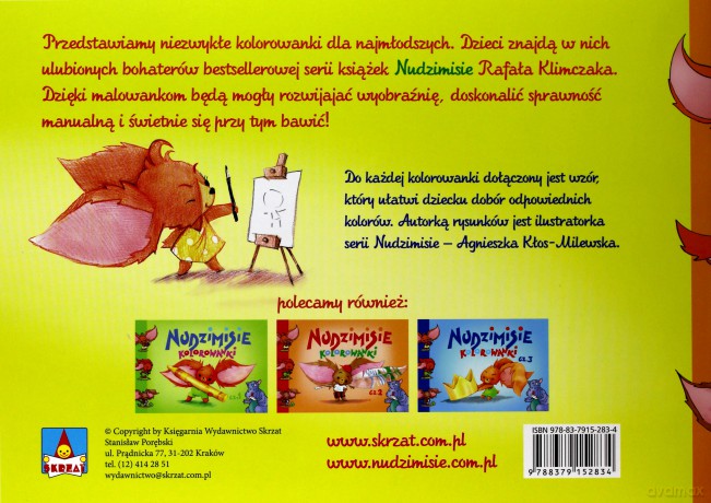 Nudzimisie kolorowanka część 4 - Agnieszka Kłos-Milewska [KSIĄŻKA]