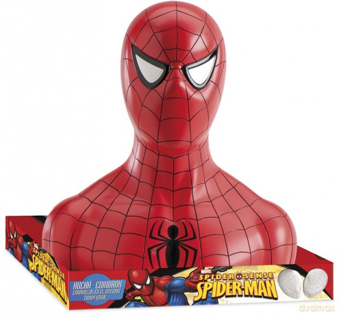 Spiderman skarbonka z cukierkami 30 g