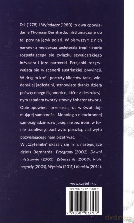 Tak wyjadacze - Thomas Bernhard [KSIĄŻKA]