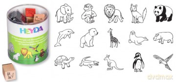 ZOO. Zestaw stempli