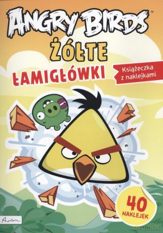 Żółte łamigłówki Angry Birds [KSIĄŻKA]