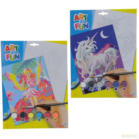 ART&FUN Bajkowe Malowanie po numerkach