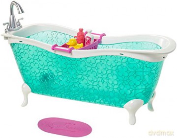 BARBIE Mebelki, Wanna z akcesoriami