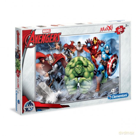 CLEMENTONI 100 el. Maxi Avengers [PUZZLE]