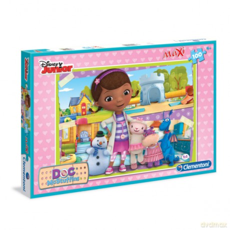 CLEMENTONI 100 el. Maxi Doc McStuffins [PUZZLE]