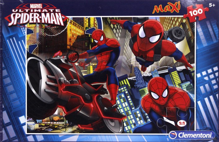 CLEMENTONI 100 el. Maxi Spiderman [PUZZLE]
