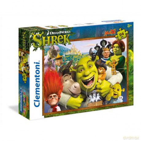 CLEMENTONI 24 el. MAXI Shrek [PUZZLE]