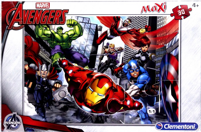 CLEMENTONI 30 el. Maxi Avengers [PUZZLE]