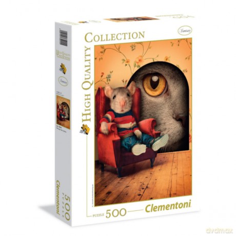 CLEMENTONI 500 el. Przez dziurkę od klucza [PUZZLE]