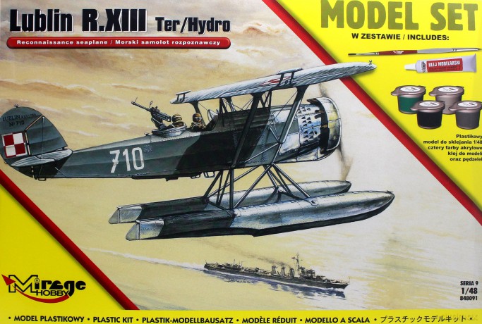 MIRAGE Morski samolot Lublin RIII set [MODELARSTWO]
