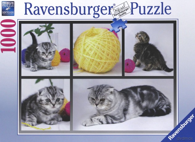 RAVENSBURGER 1000 el. Brytyjskie koty [PUZZLE]