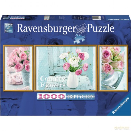 RAVENSBURGER 1000 el. Magiczne kwiaty [PUZZLE]