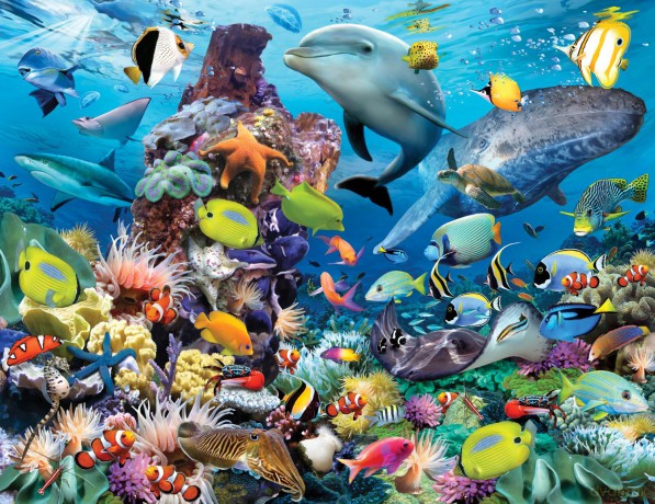 RAVENSBURGER 2000 el. Świat oceanu [PUZZLE]