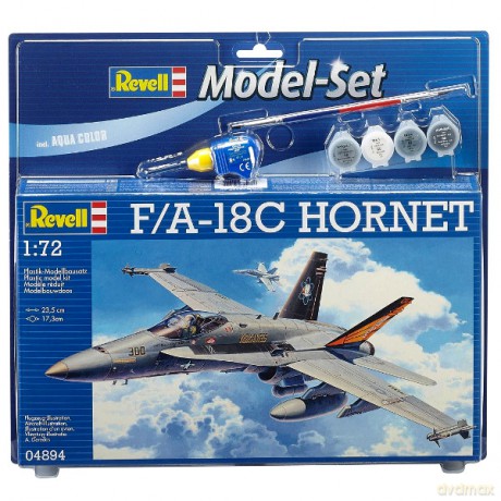 REVELL Model Set FA18C Hornet [MODELARSTWO]
